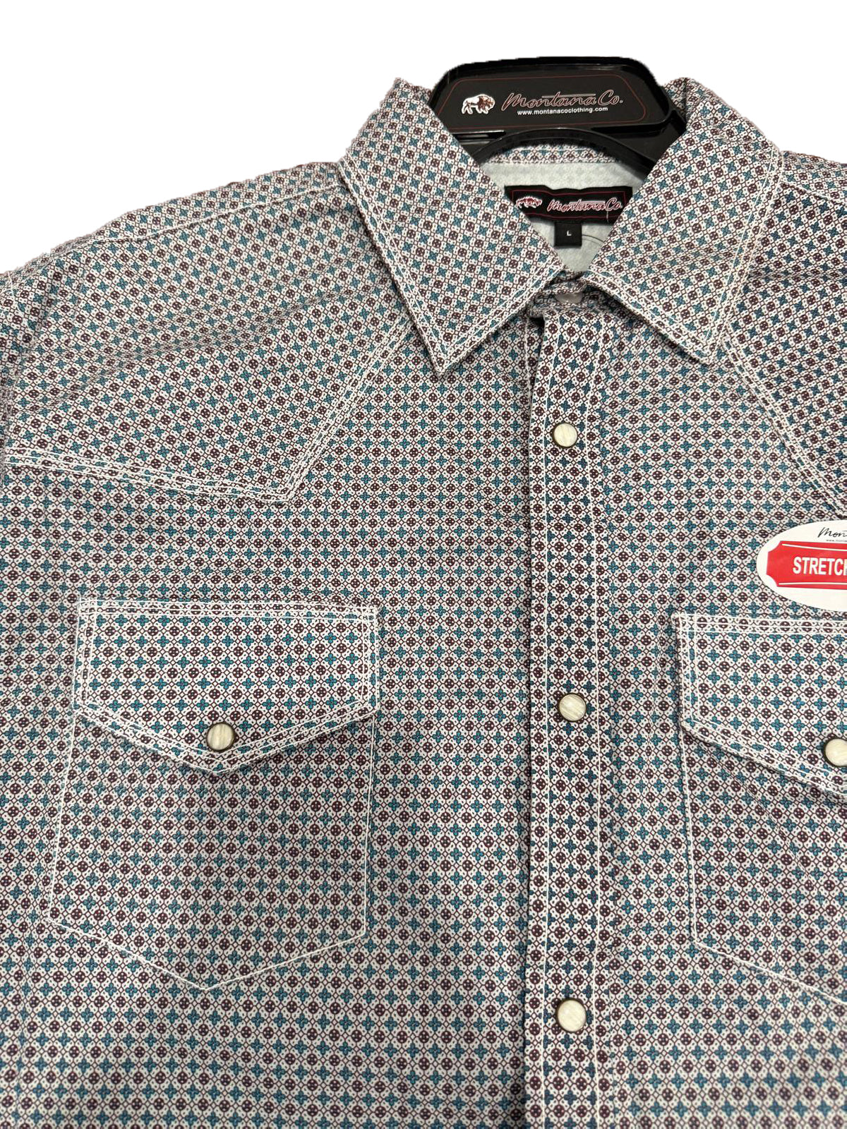 Men's Western Snap Shirt with Stretch | Style ML-2612
