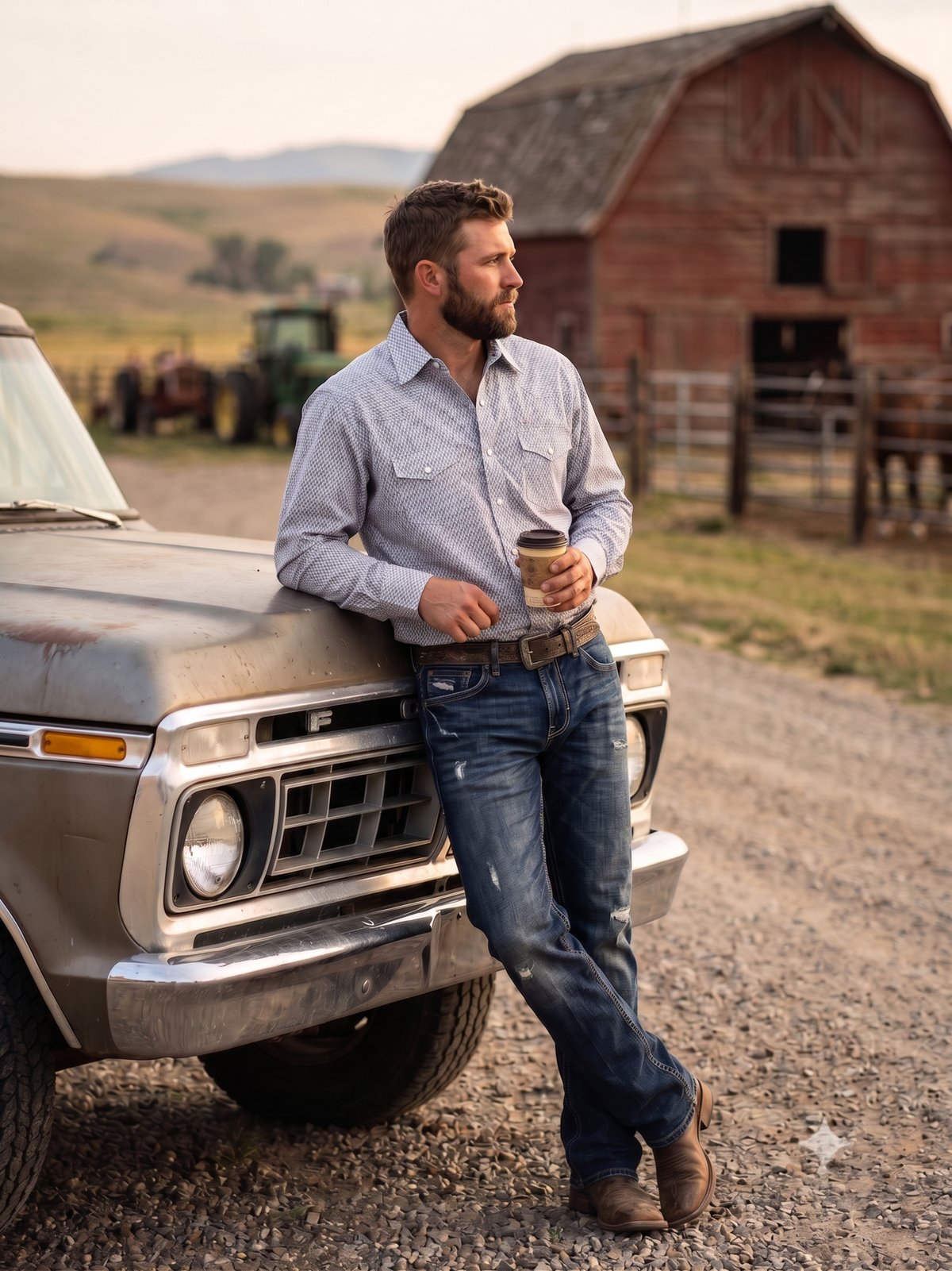 Men's Western Snap Shirt with Stretch | Style MS-3005
