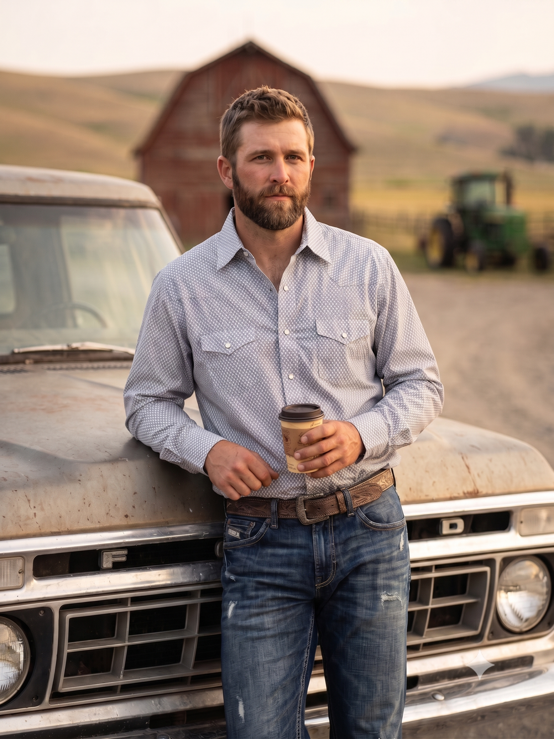 Men's Western Snap Shirt with Stretch | Style MS-3005