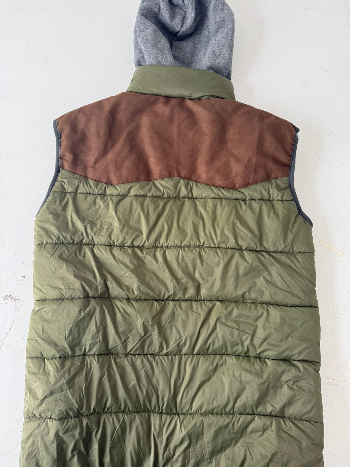 Men's Hooded Puffer Vest | Style MVJ-26003