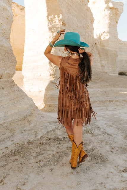 Ladies Suede Dress.2505190
