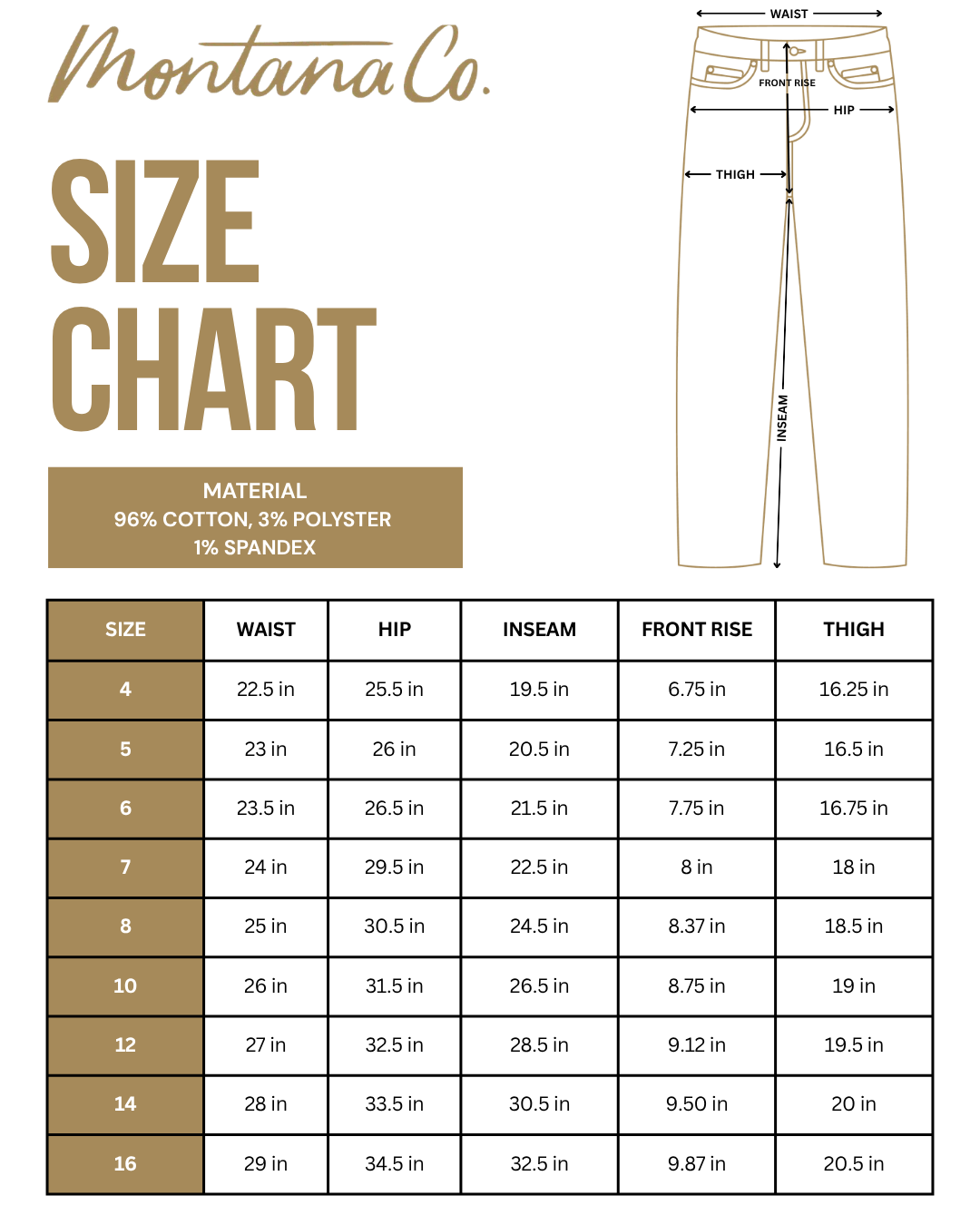Boys' Stretch Western Jeans | Style MCB-401
