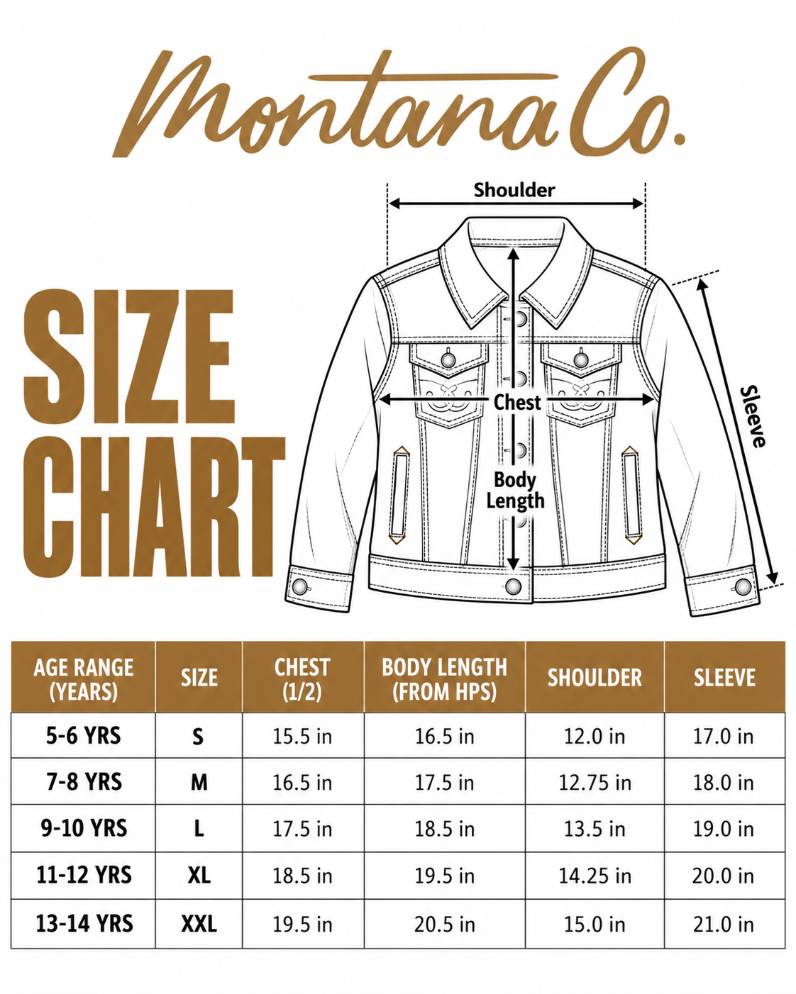 Kids' Basic Denim Jacket | Style MCGJKTRC-2-MW