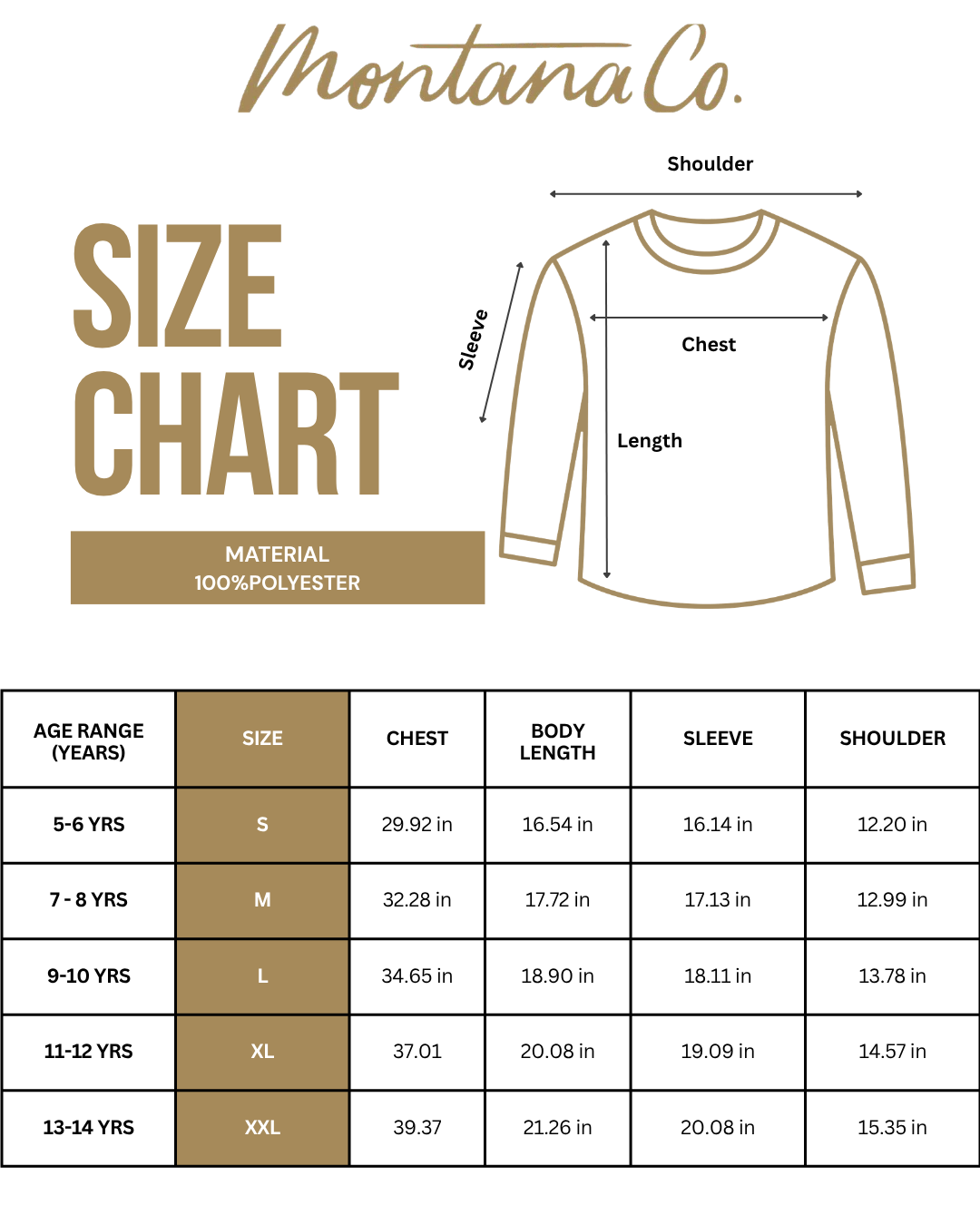 Girls Tan Western Quarter-Zip Pullover | 2509030