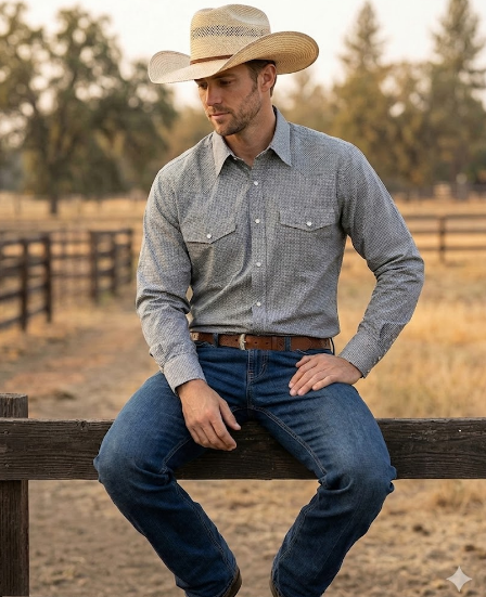 Men's Western Snap Shirt | Style ML-2609 | MontanaCo