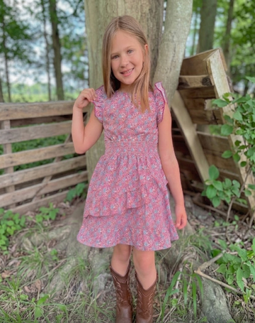 Girls Western Woven Dress.GMA-2053 A