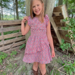 Girls Western Woven Dress.GMA-2053 A