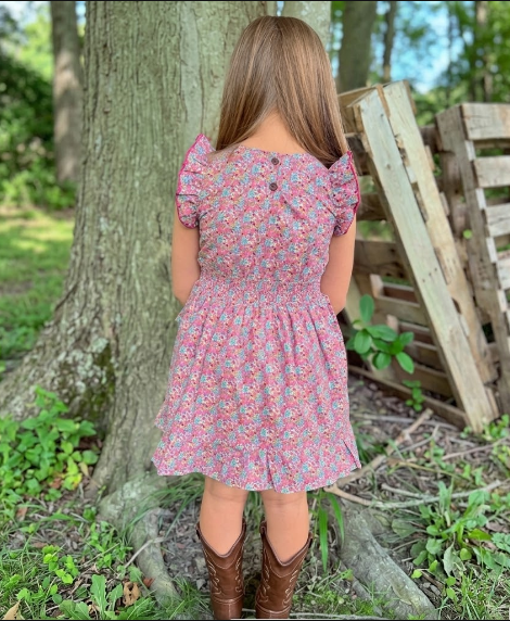 Girls Western Woven Dress.GMA-2053 A