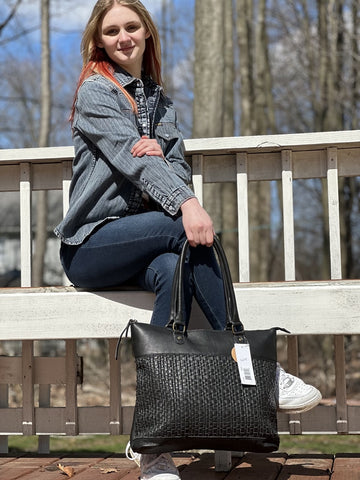 Western Tote BAG-T-1275-BLK