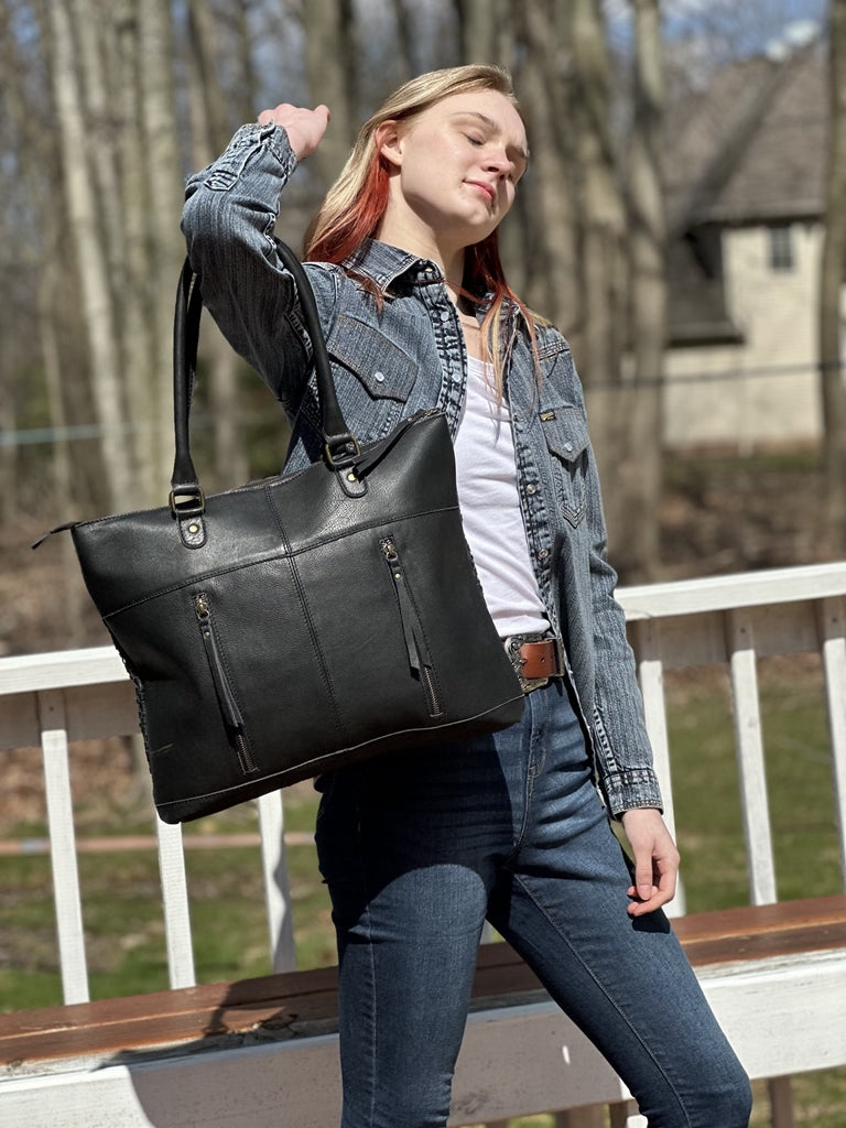 Western Tote BAG-T-1275-BLK