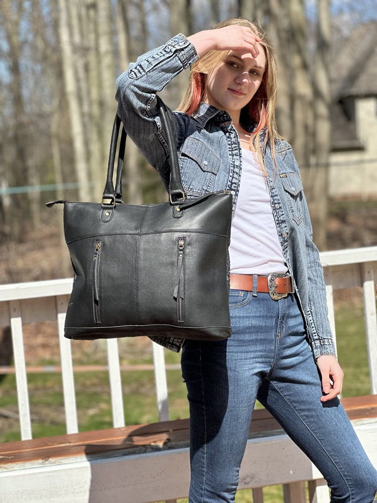 Western Tote BAG-T-1275-BLK