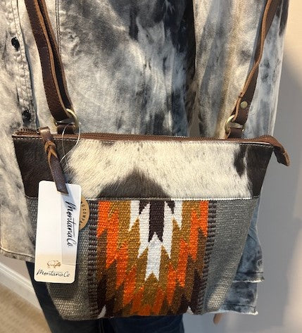 Western Crossbody Bag With Fringes T-1304