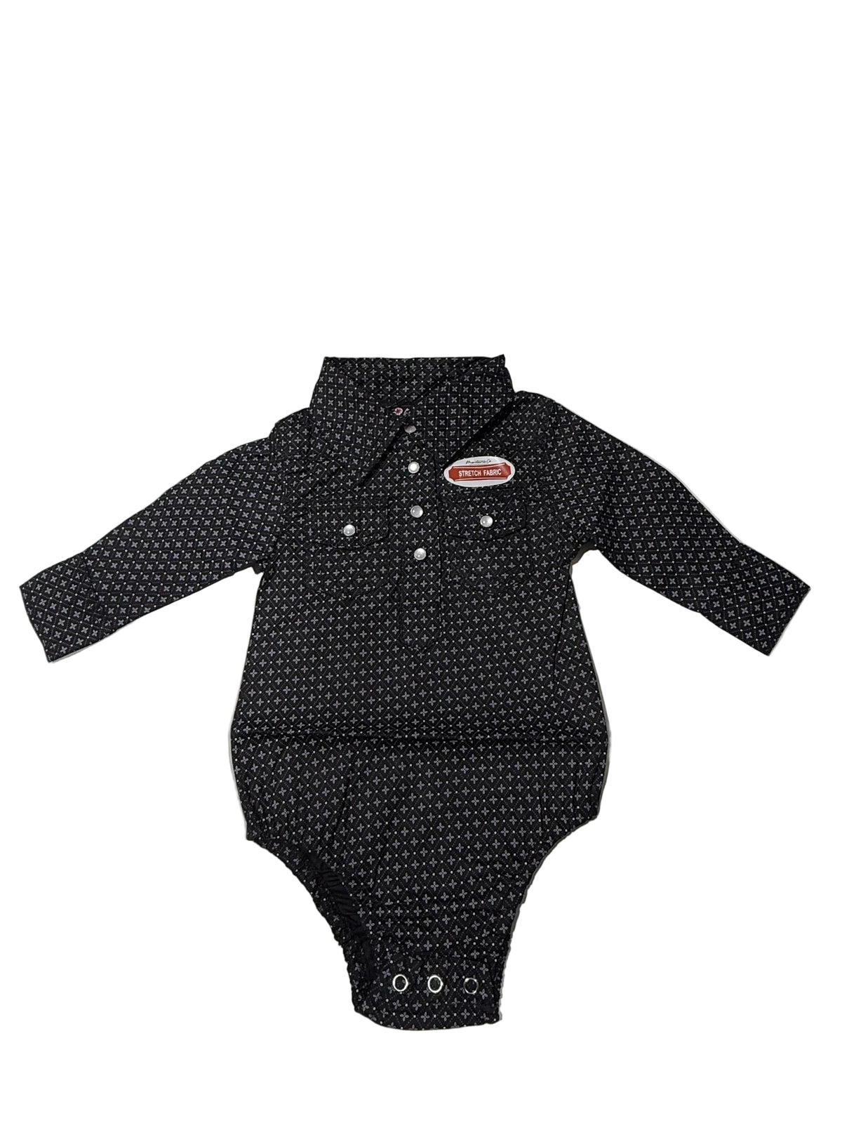 Toddler Western Woven Stretch Onesie | T-26803