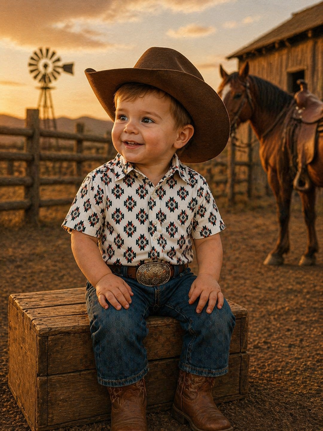 T-POLO-15. TODDLER WESTERN POLO