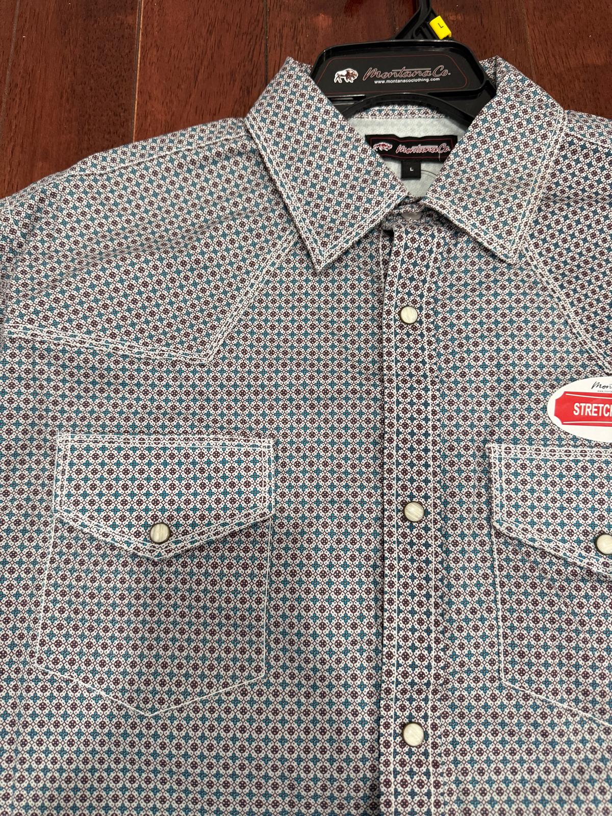 Men's Western Snap Shirt with Stretch | Style ML-2609