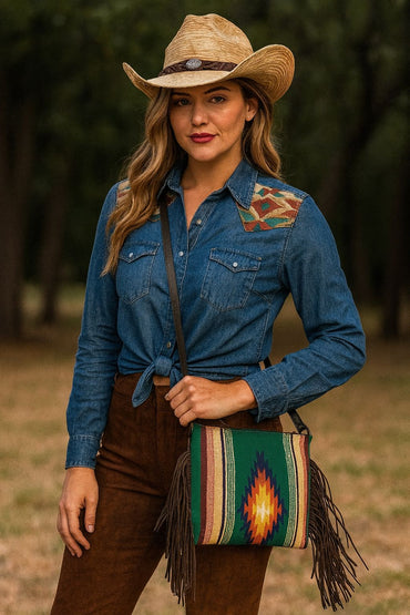Western Crossbody Bag T-1365-3