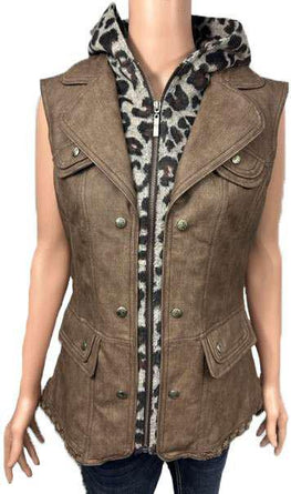 Women's Wool Vest  Style#-L-24134