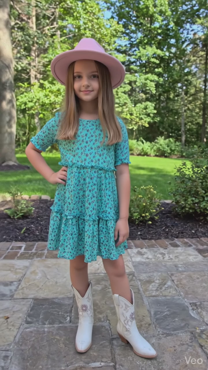 Girls Western Knit Dress.GMA-2077