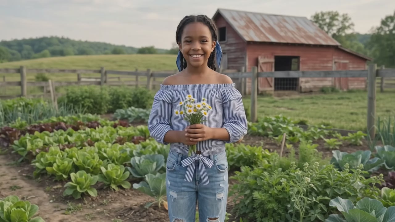 Girls' Western Woven Top | Style ATW-2063