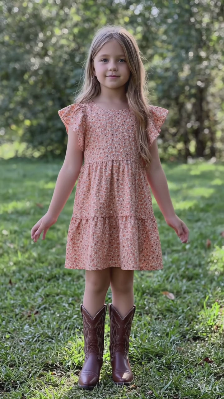 Girls Western Woven Dress.GMA-2049