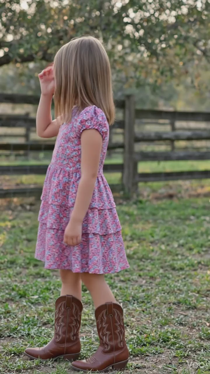 Girls Western Woven Dress.GMA-2053 A
