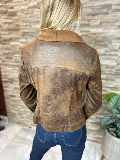 Women's Coated faux jacket (GF19615)