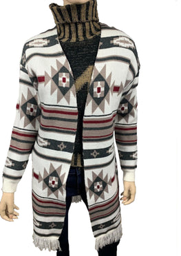 Ladies White River Sweater (KF19518)